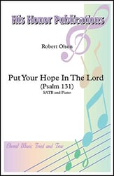 Put Your Hope In The Lord SSA choral sheet music cover